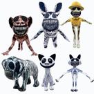 Brinquedo de pelúcia Zoonomaly Monster Blue Cat Yellow Bird Green Rabbit