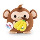 Brinquedo de pelúcia ZURU Snackles Series 2 Monkey & Dole 40 cm com lanche