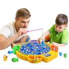 Brinquedo de pesca Children's Fishing Pond Electric Rotating Parent