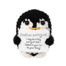 Brinquedo de pinguim tricotado BOXOB Mini Funny Positive Penguin Brinquedo de pinguim tricotado BOXOB Mini Funny Positive Penguin