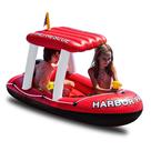 Brinquedo de piscina inflável ZONETECH Fire Boat Fire Rescue Theme