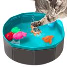 Brinquedo de piscina para gatos Brinquedo aquático Yopetox para gatos entediados