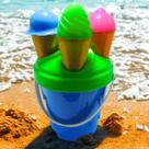 Brinquedo De Praia Balde Sorvetão Areia Parque Ar Livre Acessórios Brinquedo De Praia Balde Sorvetão Areia Parque Ar Livre Acessórios