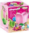 Brinquedo de praia Sand Bucket Playmobil Spring Flower com acesso.