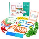 Brinquedo de quebra-cabeça de madeira criativo para crianças e educação infantil