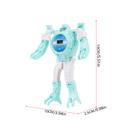 Brinquedo de relógio de deformação de robô de desenho animado infantil se transforma em um relógio de robô brinquedo de presente criativo