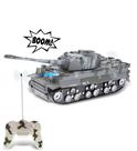 Brinquedo de tanque RC Army com controle remoto Mozlly com luzes e sons Brinquedo de tanque RC Army com controle remoto Mozlly com luzes e sons