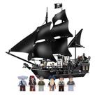 Brinquedo de tijolos de construção MMMMKPZC Pirates Black Pearl