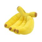 Brinquedo de treinamento interativo Plush Banana Squeaky para mastigar
