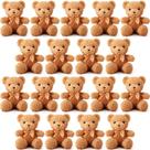 Brinquedo de urso de pelúcia HyDren 30 cm, 18 peças de pelúcia macia a granel com laços