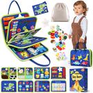 Brinquedo de viagem sensorial Busy Board SparkleMe Toddler de 3 a 4 anos Brinquedo de viagem sensorial Busy Board SparkleMe Toddler de 3 a 4 anos