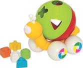 Brinquedo Didático Caracol com Formas Geométricas da Mercotoys Ref 281