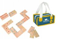Brinquedo Didatico Dominó em MDF com bolsa Hg Toys-TH457