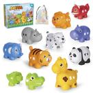 Brinquedo didático genérico ABC Animal Alphabet Match 52 unidades de 2 a 4 anos
