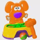 Brinquedo Didático Infantil Mesa De Bater Martelo Bate Dog