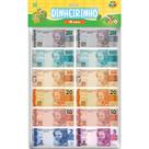 Brinquedo Dinheirinho Infantil com 48 Notas Educativas