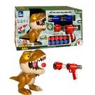 Brinquedo Dino Pow Ball com Lançadores e Dardos Inclusos para Crianças a Partir de 5 Anos Fenix Brinquedos - PPD-942