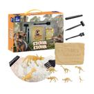Brinquedo Dinossauro Escavação Escavar Fóssil Colecionável