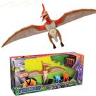 Brinquedo Dinossauro Pterossauro voador em vinil com Som