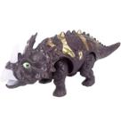 Brinquedo Dinossauro Tricerátops Com Movimento Som Luzes LED Brinquedo Dinossauro Tricerátops Com Movimento Som Luzes LED