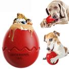 Brinquedo dispensador de guloseimas para cães Slow Feeder Chew Ball Red