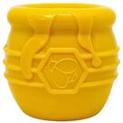 Brinquedo Dispenser Honey Pot Sodapup Mordedor Recheável Pote de Mel Para Cães Grande - Amarelo