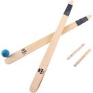 Brinquedo Diverso Kit Bets Taco De Madeira + Bolinha Com Acessórios
