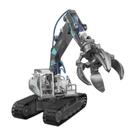 Brinquedo Diy Trator Garra Hidráulica Kit Com 137 Peças