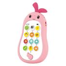 Brinquedo do telefone das crianças com música e vibração bilíngue para o brinquedo da aprendizagem precoce do bebê