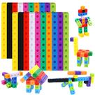 Brinquedo educacional Math Linking Cubes SpriteGru 200PCS