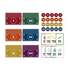 Brinquedo educacional Pretend Play Felt Money Set Good Ground para crianças Brinquedo educacional Pretend Play Felt Money Set Good Ground para crianças