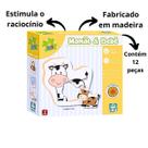 Brinquedo Educativo 2 Anos Jogo Interativo Mamãe E Bebe 12 Peças Pedagogico Nig Brinquedos