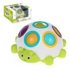 Brinquedo Educativo Bebê Joaninha Sensorial Aprender Cores Encaixe Formas Tato Visão Art Brink 18m