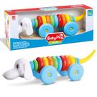 Brinquedo Educativo Cachorro Argola Didático de Montar Retro