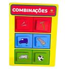 Brinquedo Educativo - Combinações: Conecte peças, cores e aprenda já!
