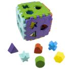 Brinquedo Educativo Cubo de Montar Encaixar Didático Formas