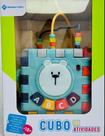 Brinquedo Educativo Cubo Didático Urso Bebê - Members