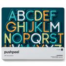 Brinquedo Educativo de Silicone Pushpeel ABC para Aprender e Traçar Letras