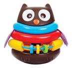Brinquedo educativo didático corujinha c/ peças de empilhar bebê maral Brinquedo educativo didático corujinha c/ peças de empilhar bebê maral