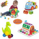 Brinquedo Educativo Didático Encaixe Infantil Bebe Kit