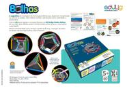 Brinquedo Educativo Edulig Criativo Bolhas Geométricas - 60 peças e conexões - 6 sugestões para fazer bolhas como o cubo Brinquedo Educativo Edulig Criativo Bolhas Geométricas - 60 peças e conexões - 6 sugestões para fazer bolhas como o cubo