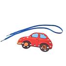 Brinquedo Educativo em Mdf Alinhavo Carro Alinhavar Cadarço