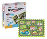Brinquedo Educativo Eva Quebra Cabeça De Cidade Com Carro Brinquedo Educativo Eva Quebra Cabeça De Cidade Com Carro