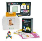 Brinquedo educativo fala palavras 448 cartas professor eletronico bilingue autismo