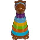Brinquedo Educativo Kapi Roi Capivara com Encaixes Coloridos