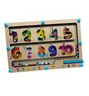 Brinquedo Educativo Labirinto Magnético De Cores e Números Infantil
