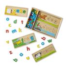 Brinquedo educativo Melissa & Doug See & Spell com 8 pranchas 4+