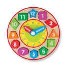 Brinquedo educativo Melissa & Doug Shape Sorting Clock Wood