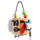 Brinquedo educativo Montessori 8-Sided Busy Cube para crianças