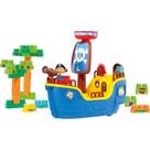 Brinquedo Educativo Navio Pirata BABY LAND C/30BLO Brinquedo Educativo Navio Pirata BABY LAND C/30BLO